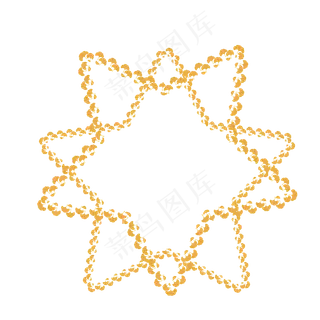 秋天主题银杏叶边框