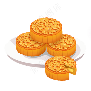 月饼主题素材
