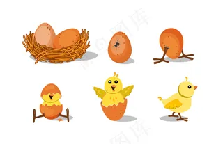 可爱雏鸡孵化器