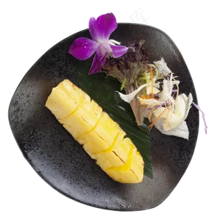 菠萝水果食物实拍