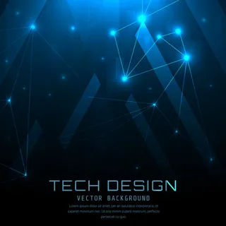 蓝色技术背景设计