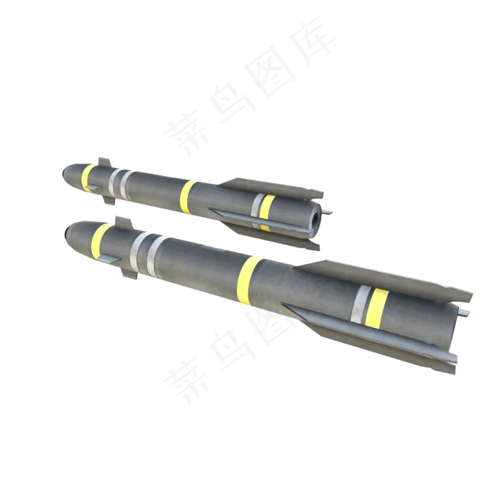 C4D仿真阅兵武器(2000*2000px 300 dpi )