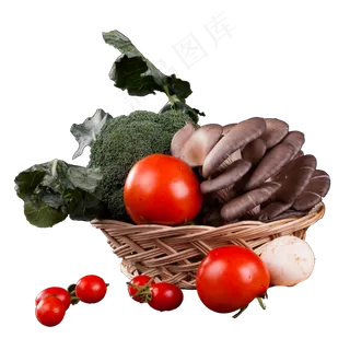 新鲜的蔬菜免抠图