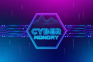 梯度未来派网络星期一背景