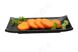 红萝卜片食材