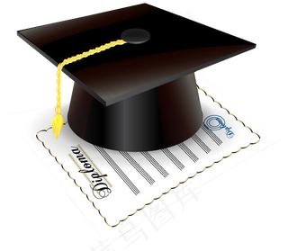 大学硕士毕业学士帽