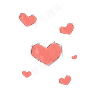 情人节七夕手绘爱心铅笔画