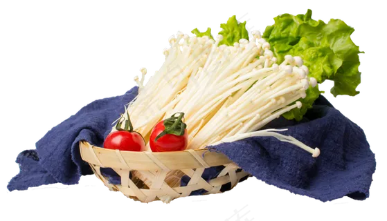 一筐金针菇菌类蔬菜 一筐金针菇菌类蔬菜