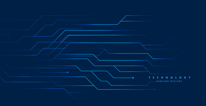 蓝色工艺线路数字背景设计