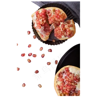 实拍种植石榴内部结构