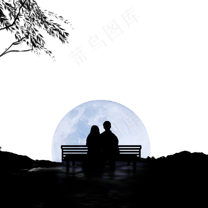 浪漫七夕情人节(2000X2000(DPI:150))psd模版下载