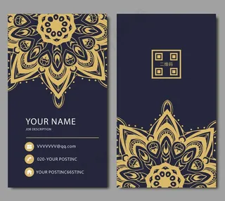 时尚大气创意名片设计