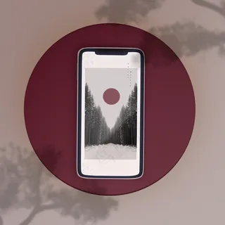 日本场景手机阴影模型样机