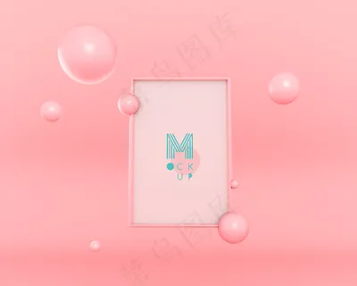 三维气泡浮动框