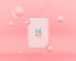 三维气泡浮动框