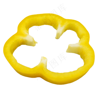 蔬菜黄色灯笼椒圈