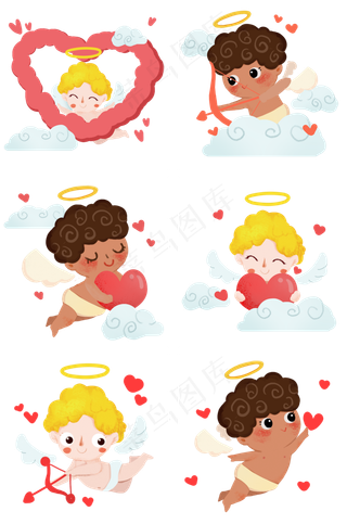 七夕情人节爱神丘比特