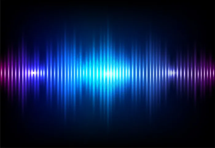 波浪声霓虹灯背景。eps,ai矢量模版下载