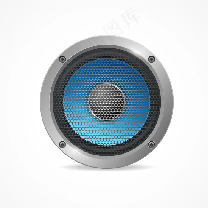 音频扬声器与电网隔离。eps,ai矢量模版下载