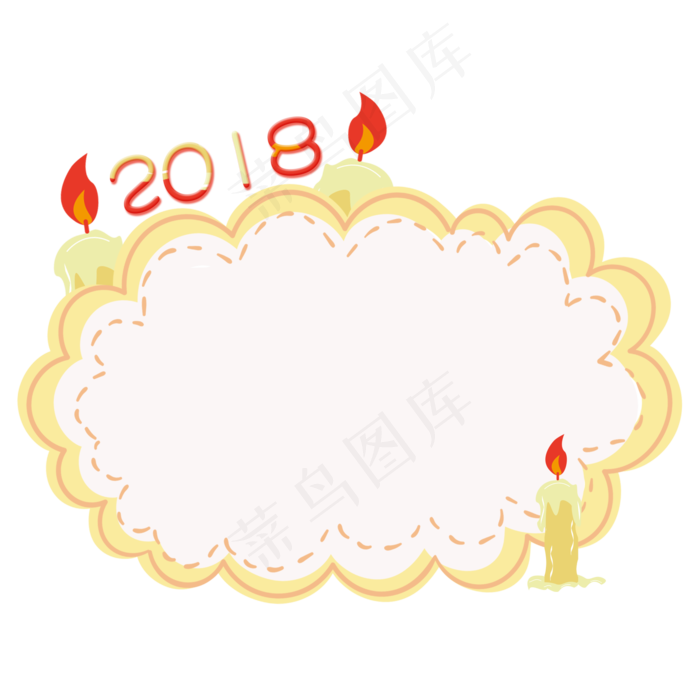教师节手绘边框素材(2000X2000(DPI:300))psd模版下载