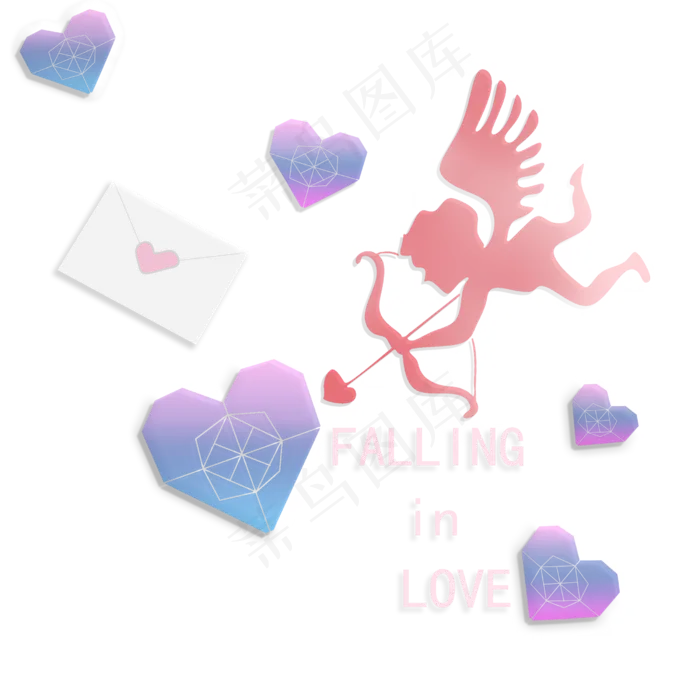 情人节装饰爱love(2500X2500(DPI:300))psd模版下载