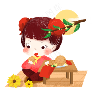 中秋八月十五吃月饼