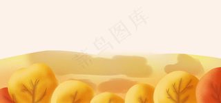 秋天简约清新banner