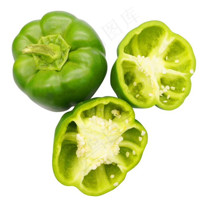 绿色蔬菜辣椒(2000*2000px 300 dpi )
