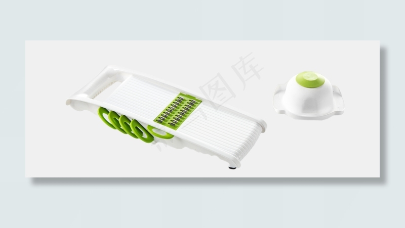 白色多功能蔬菜切丝器png素材