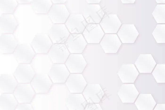 带六边形的白色背景eps,ai矢量模版下载