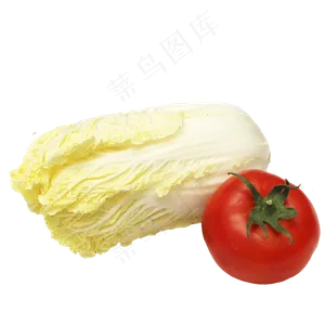娃娃菜西红柿蔬菜组合