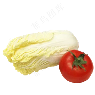 娃娃菜西红柿蔬菜组合