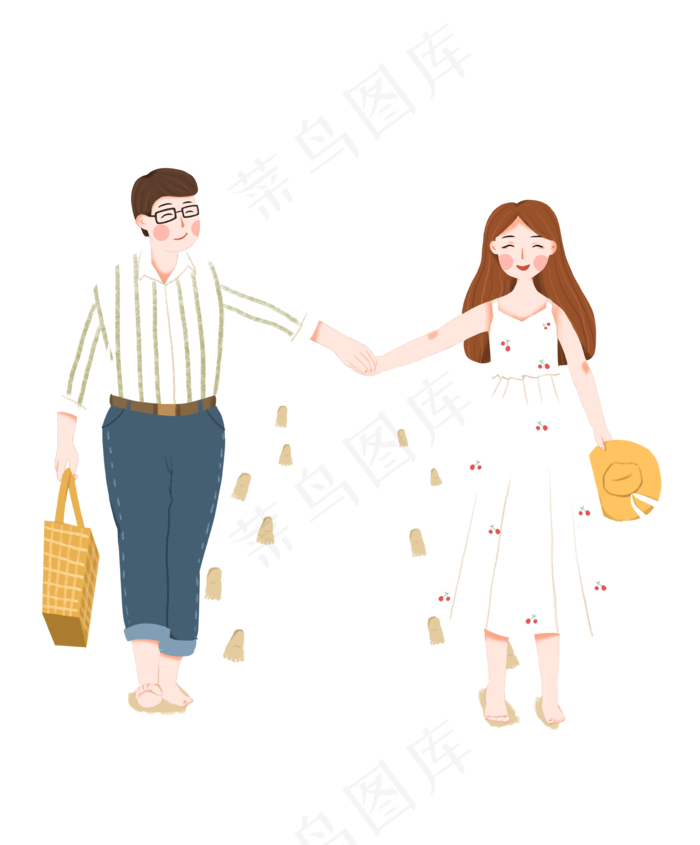 七夕情人节情侣浪漫约会