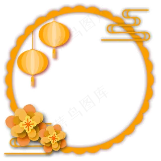 新年立体中国风装饰