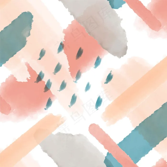 抽象水彩图案eps,ai矢量模版下载