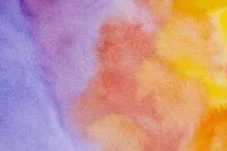 抽象落日画笔水彩背景