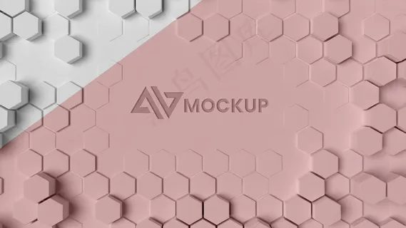 六边形3d背景 六边形3d背景