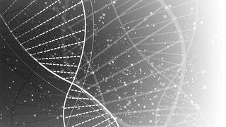 来自 dna 分子的分子结构的矢量背景。每股收益 10。