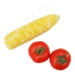 玉米西红柿蔬菜组合
