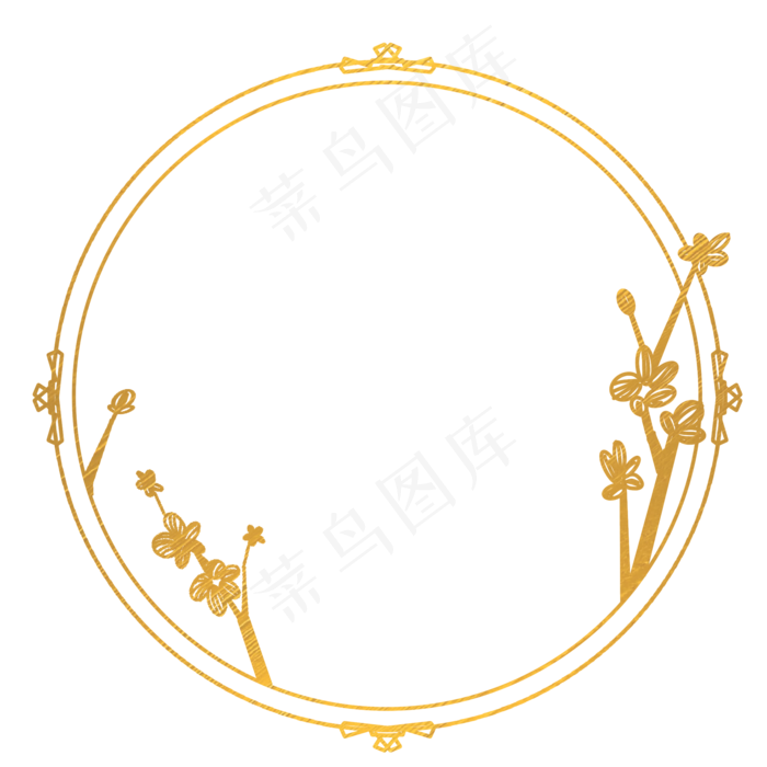 中国风边框梅花(2048X2048(DPI:132))psd模版下载