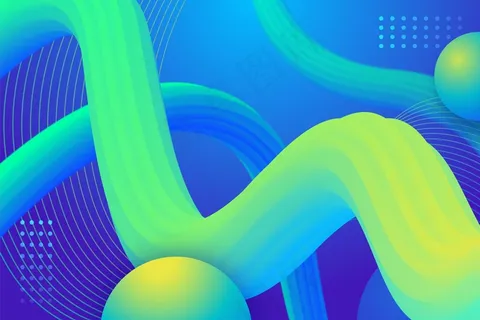 渐变液体抽象背景 渐变液体抽象背景