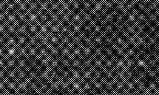黑色背景中的白色粗网格纹理