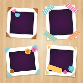 复古剪贴簿框架