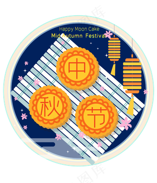 中秋节八月十五包装灯笼