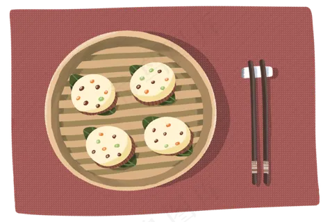 重阳节与家人一起享用重阳糕