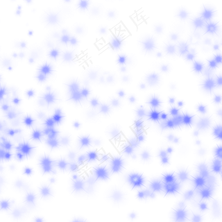 星星点点蓝色