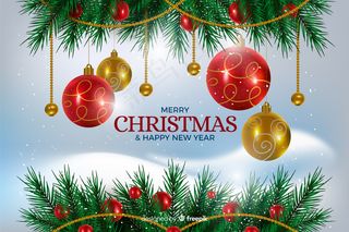 现实的圣诞节背景