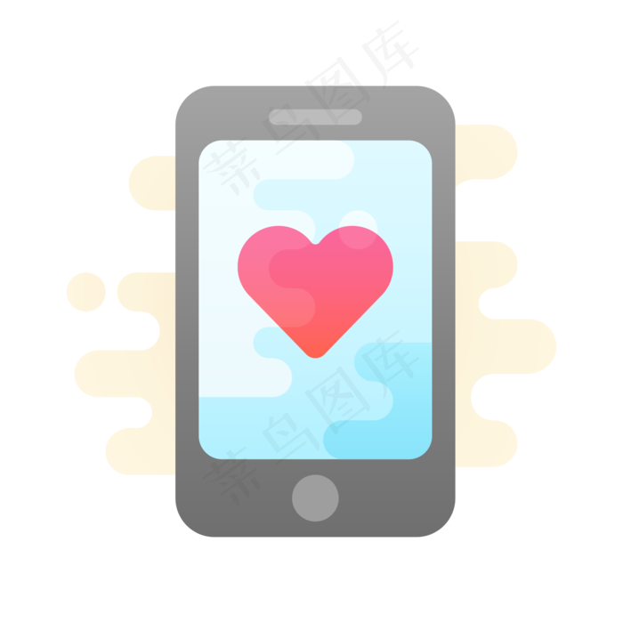 智能手机图标免抠图