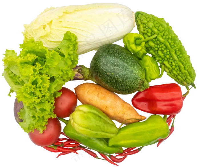 绿色蔬菜合集(2000X2000(DPI:300))