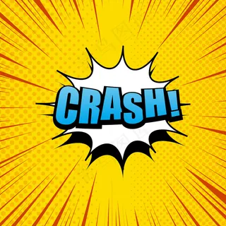 黄色连环漫画，带有白云、半色调效果和光线